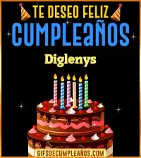 GIF Te deseo Feliz Cumpleaños Diglenys